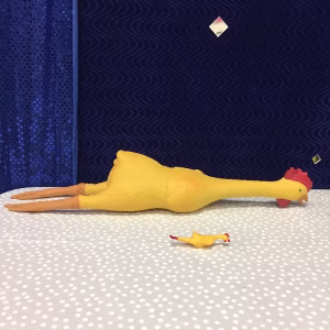 Classic Rubber Chicken and Chicken Little