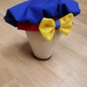 Royal Blue Puff Cap
